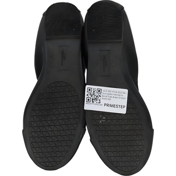 White Mountain Sunnyside II Ballet Flats Black Smooth Women US 6.5M - Picture 6 of 6